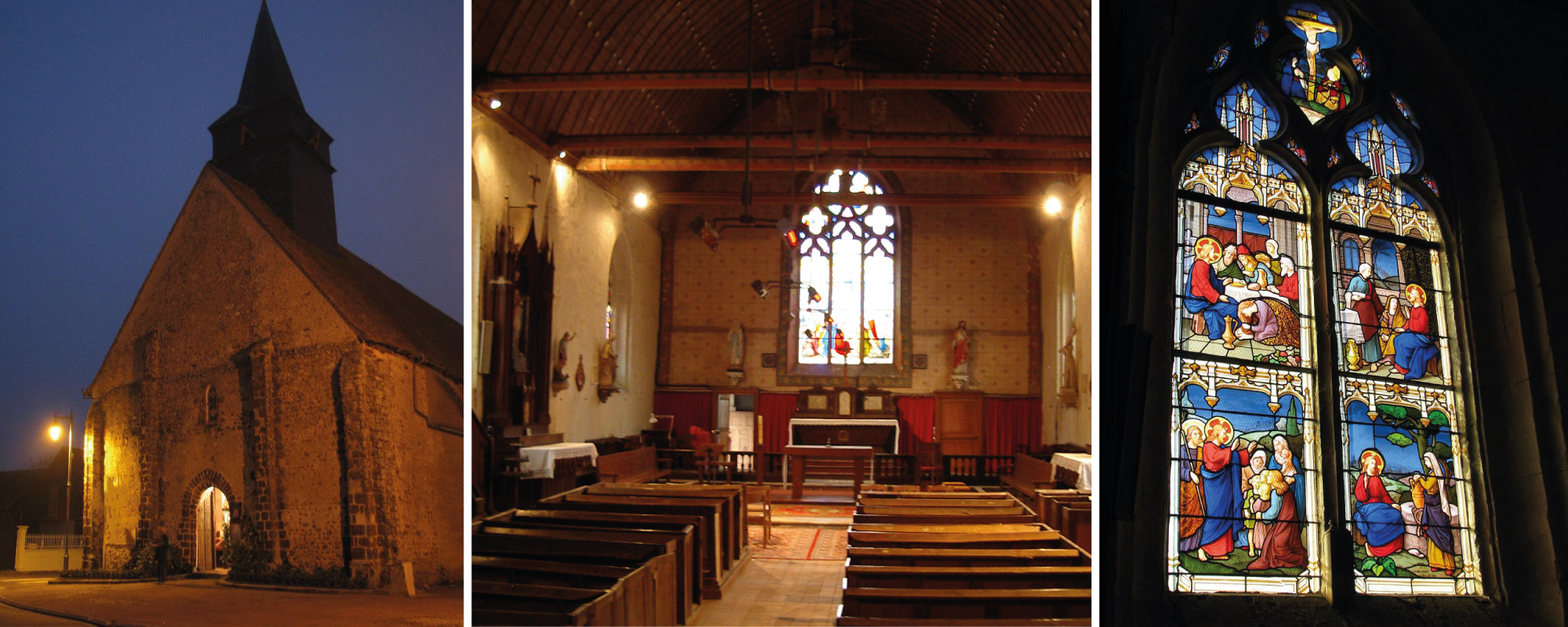 Venez faire une visite culturelle de l'église de notre village à Chapelle Royale en Eure et Loir dans le Perche