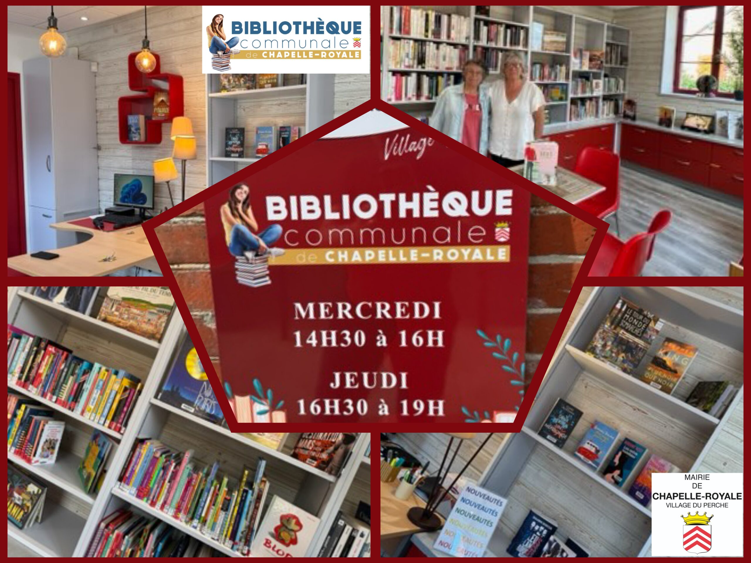 Aménagement de la bibliothèque communale au cœur du village