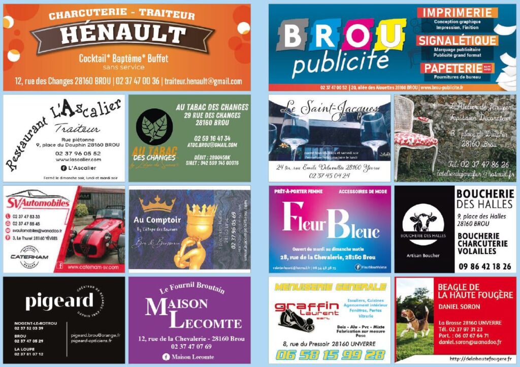 Annonceurs marché de Noël 2025 Chapelle-Royale 28290 association Capel'anim Événementiel