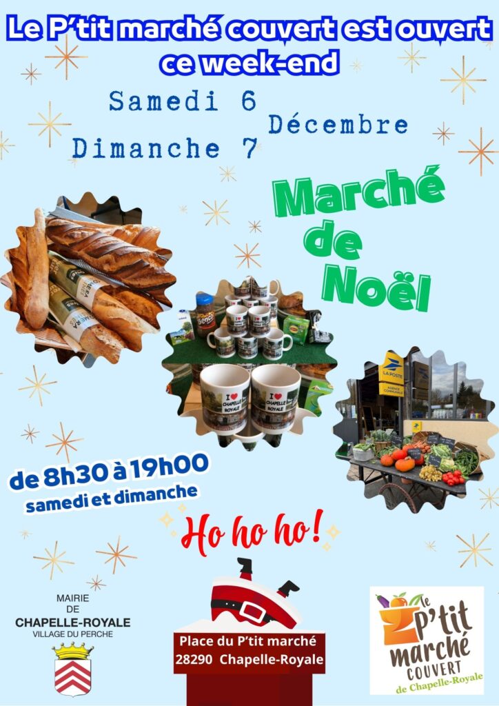 P'tit marché couvert de Chapelle-Royale 28290